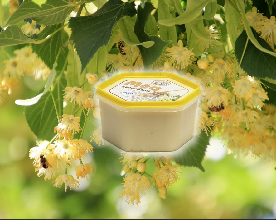 мёд липовый (в пластике 500гр)