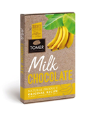 Молочный шоколад с Бананом 33% 90гр  Томер